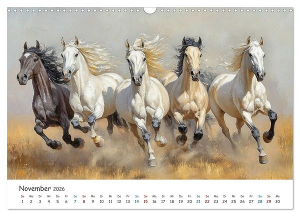 Produktbild: Tiere in der Kunst (Wandkalender 2026 DIN A3 quer), CALVENDO Monatskalender
