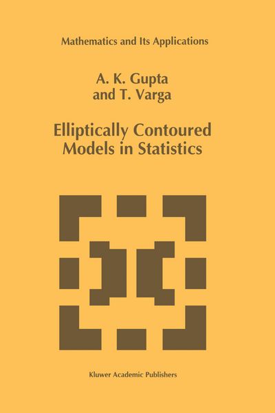 Produktbild: Elliptically Contoured Models in Statistics