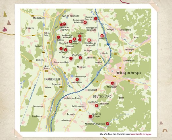 Produktbild: Kaiserstuhl/Breisgau. Wandern f&uuml;r die Seele