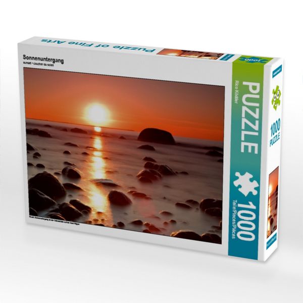 Produktbild: CALVENDO Puzzle Sonnenuntergang | 1000 Teile Lege-Gr&ouml;&szlig;e 64x48cm Foto-Puzzle f&uuml;r gl&uuml;ckliche Stunden