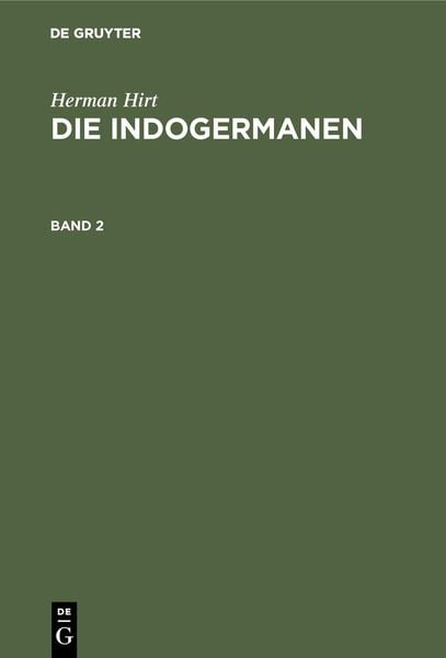 Produktbild: Herman Hirt: Die Indogermanen. Band 2