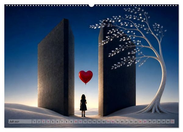 Produktbild: Vision und Imagination - 12 Bilder aus einer m&ouml;glichen Zukunft (Wandkalender 2027 DIN A2 quer), CALVENDO Monatskalender