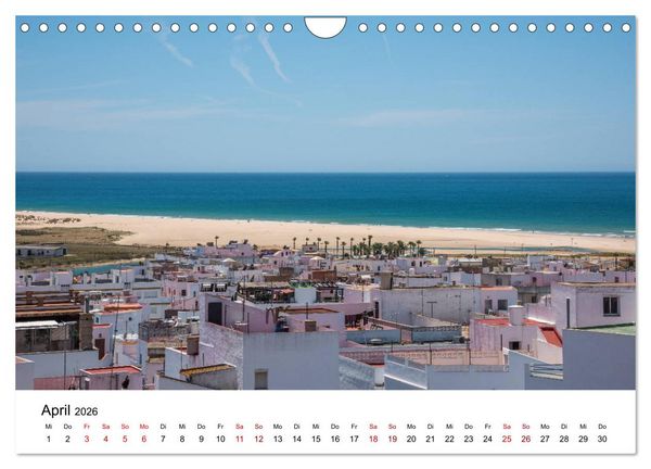 Produktbild: Conil de la Frontera - Ein traumhaftes andalusisches Dorf am Atlantik (Wandkalender 2026 DIN A4 quer), CALVENDO Monatskalender