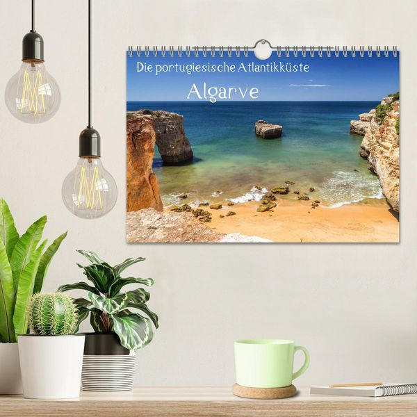 Produktbild: Die portugiesische Atlantikk&uuml;ste - Algarve (Wandkalender 2026 DIN A4 quer), CALVENDO Monatskalender