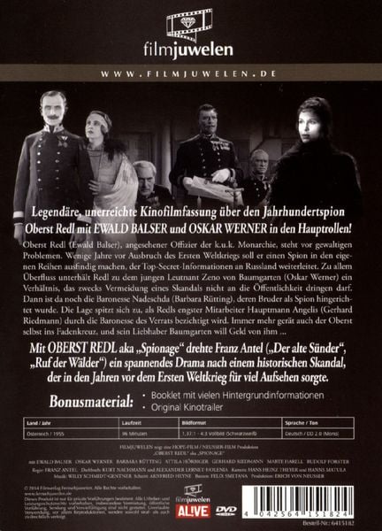 Produktbild: Oberst Redl - Spionage