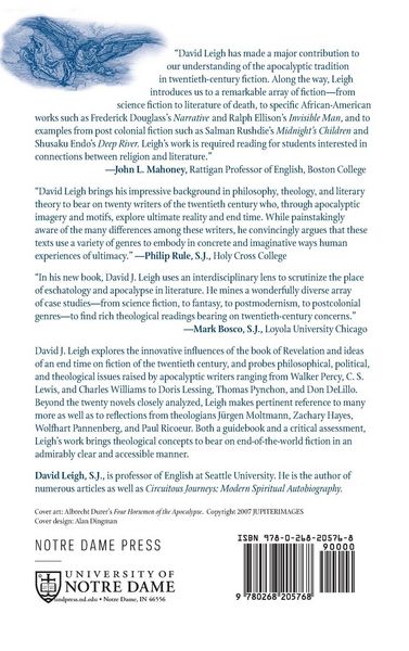 Produktbild: Apocalyptic Patterns in Twentieth-Century Fiction