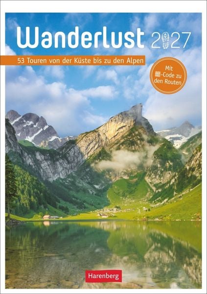 Produktbild: Wanderlust Wochen-Kulturkalender 2027 - 53 Touren von der K&uuml;ste bis zu den Alpen