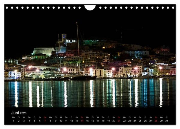 Produktbild: Ibiza by night (Wandkalender 2026 DIN A4 quer), CALVENDO Monatskalender