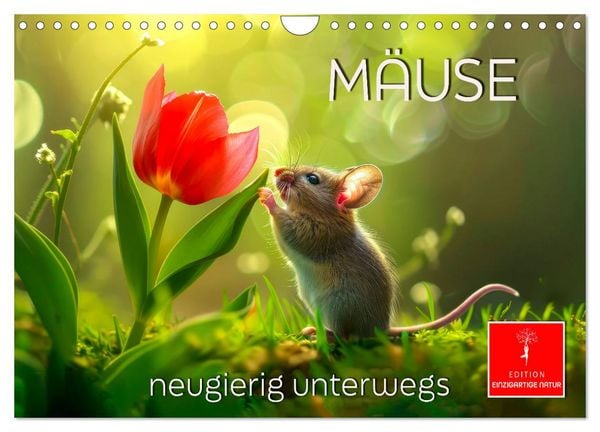 Produktbild: M&auml;use - neugierig unterwegs (Wandkalender 2026 DIN A4 quer), CALVENDO Monatskalender