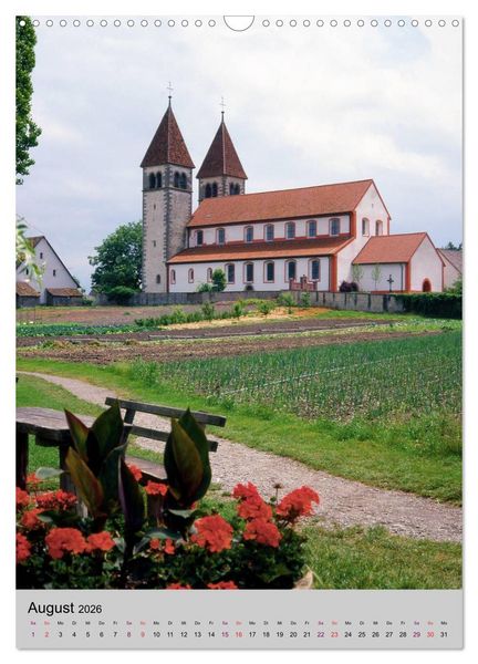 Produktbild: Der Bodensee mit seinen Sehensw&uuml;rdigkeiten (Wandkalender 2026 DIN A3 hoch), CALVENDO Monatskalender
