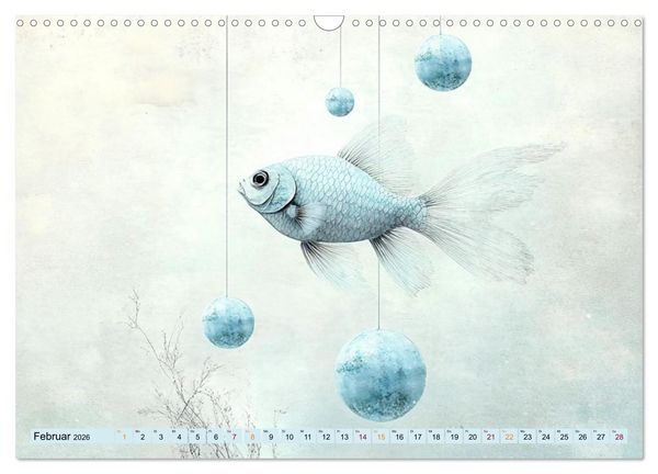 Produktbild: Freitag ist Fischtag (Wandkalender 2026 DIN A3 quer), CALVENDO Monatskalender