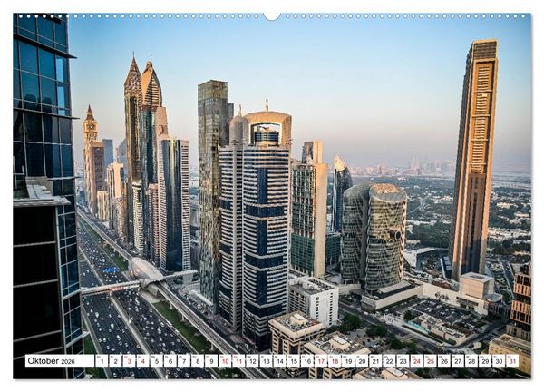 Produktbild: Wundervolles Dubai (hochwertiger Premium Wandkalender 2026 DIN A2 quer), Kunstdruck in Hochglanz