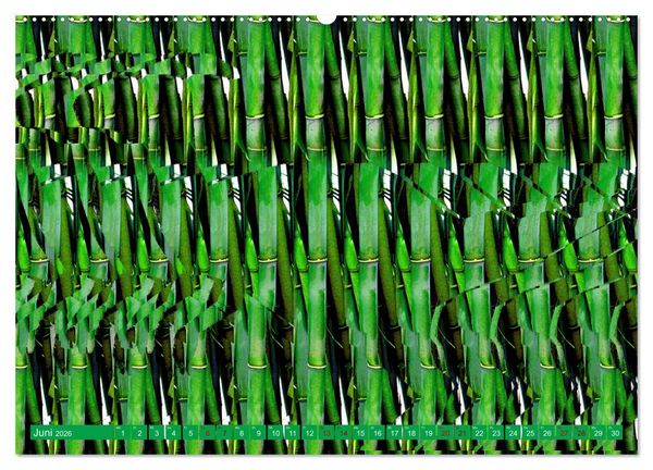 Produktbild: Magische Bilder - fantastische Stereogramme (hochwertiger Premium Wandkalender 2026 DIN A2 quer), Kunstdruck in Hochglanz