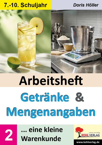 Produktbild: Arbeitsheft GETR&Auml;NKE und MENGENANGABEN / Band 2