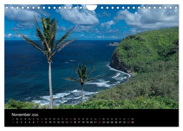 Produktbild: Hawaiianische Tr&auml;ume Big Island (Wandkalender 2026 DIN A4 quer), CALVENDO Monatskalender