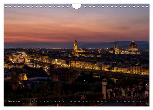 Produktbild: Abends in der Toskana (Wandkalender 2026 DIN A4 quer), CALVENDO Monatskalender
