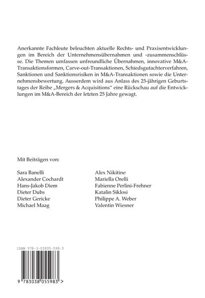 Produktbild: Neueste M&A-Entwicklungen - von Fachleuten kommentiert