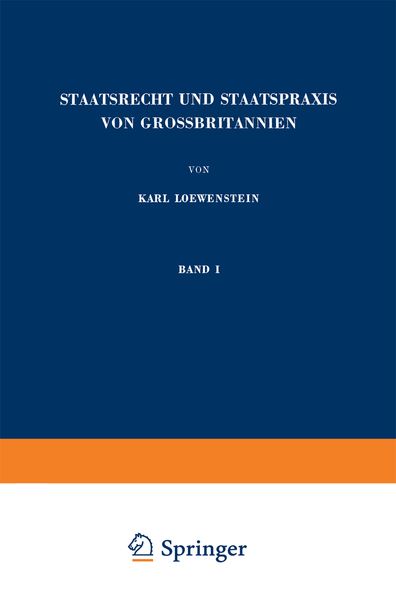 Produktbild: Staatsrecht und Staatspraxis von Grossbritannien