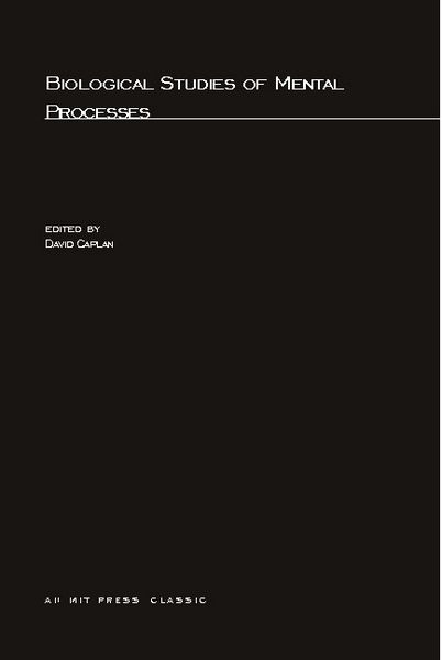 Produktbild: Biological Studies of Mental Processes