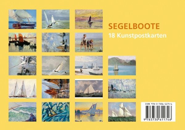 Produktbild: Postkarten-Set Segelboote