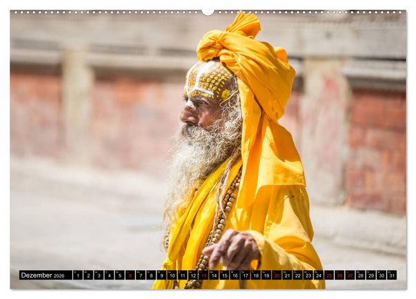 Produktbild: Lichtmomente - Eine Reise durch Nepal (hochwertiger Premium Wandkalender 2026 DIN A2 quer), Kunstdruck in Hochglanz