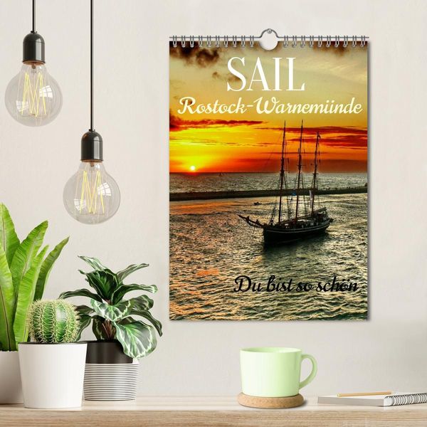Produktbild: SAIL Rostock-Warnem&uuml;nde. Du bist so sch&ouml;n (Wandkalender 2027 DIN A4 hoch), CALVENDO Monatskalender
