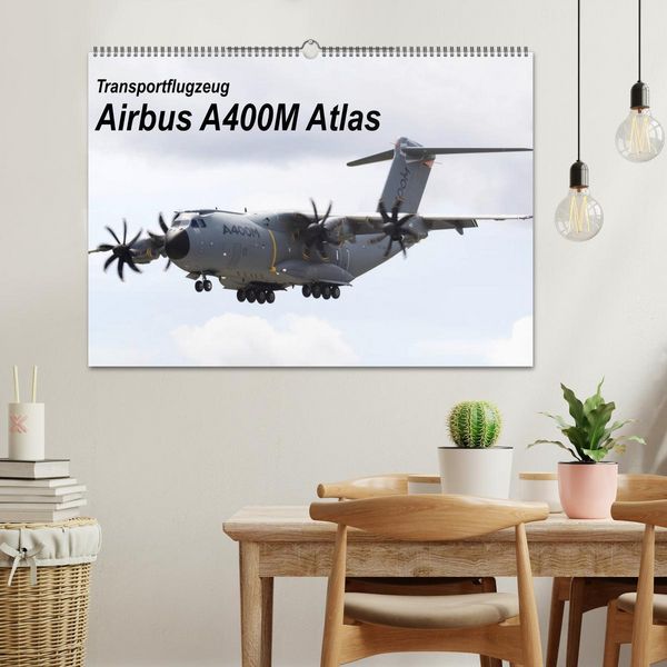 Produktbild: Transportflugzeug Airbus A400M Atlas (Wandkalender 2026 DIN A2 quer), CALVENDO Monatskalender