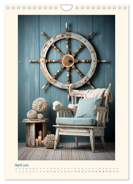 Produktbild: Maritime Gem&uuml;tlichkeit (Wandkalender 2026 DIN A4 hoch), CALVENDO Monatskalender