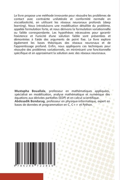 Produktbild: Optimisation d'un Probl&egrave;me de Contact par R&eacute;seaux Neuronaux Profonds