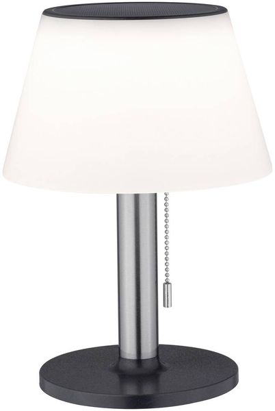 Paulmann 94309 Solar-Tischlampe 0.8W Warmweiß Edelstahl