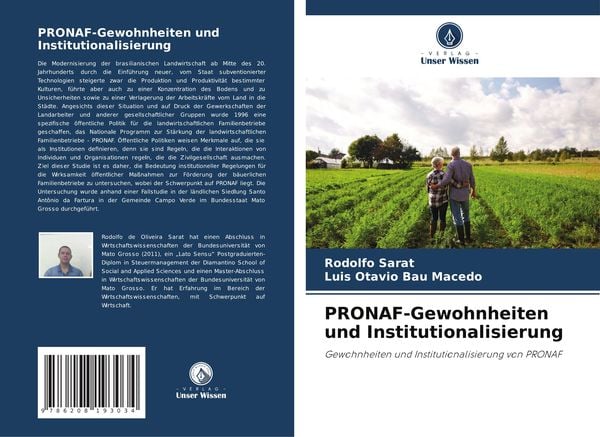 PRONAF-Gewohnheiten und Institutionalisierung, Taschenbuch von Rodolfo Sarat , Luís Otávio Bau Macedo, Verlag Unser Wissen, 9786208193034