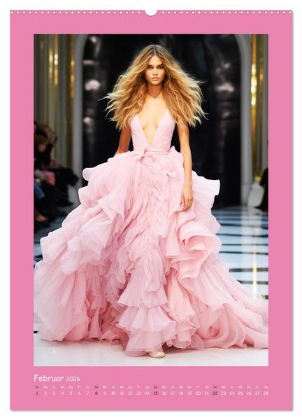 Produktbild: Fashion Show. Zeitlose Haute Coutour (Wandkalender 2026 DIN A2 hoch), CALVENDO Monatskalender