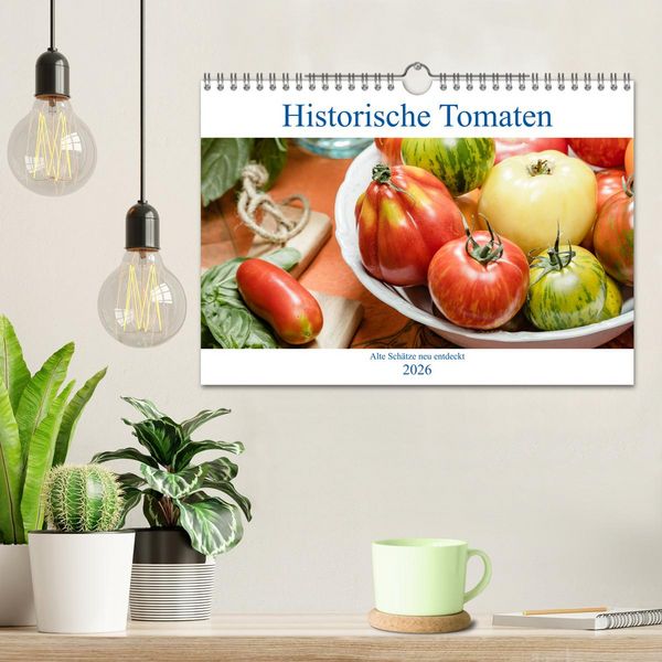 Produktbild: Historische Tomaten - Alte Sch&auml;tze neu entdeckt (Wandkalender 2026 DIN A4 quer), CALVENDO Monatskalender