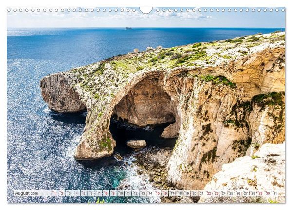 Produktbild: Malta, Comino & Gozo (Wandkalender 2026 DIN A3 quer), CALVENDO Monatskalender