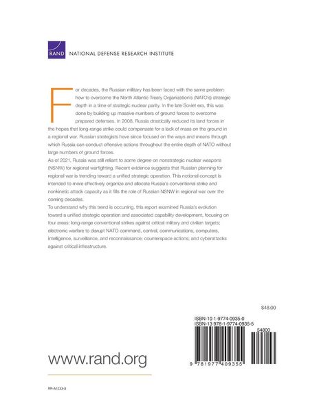 Produktbild: Russia's Evolution Toward a Unified Strategic Operation