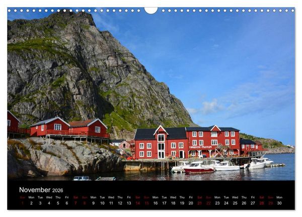 Produktbild: The magical Lofoten Islands (Wall Calendar 2026 DIN A3 landscape), CALVENDO 12 Month Wall Calendar