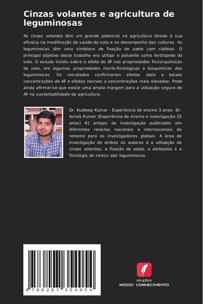 Produktbild: Cinzas volantes e agricultura de leguminosas