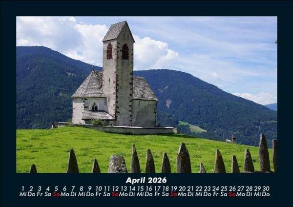 Produktbild: Berge 2026 Fotokalender DIN A5