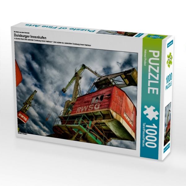 Produktbild: CALVENDO Puzzle Ein Motiv aus dem Kalender Duisburger Innenhafen | 1000 Teile Lege-Gr&ouml;&szlig;e 64x48cm Foto-Puzzle f&uuml;r gl&uuml;ckliche Stunden
