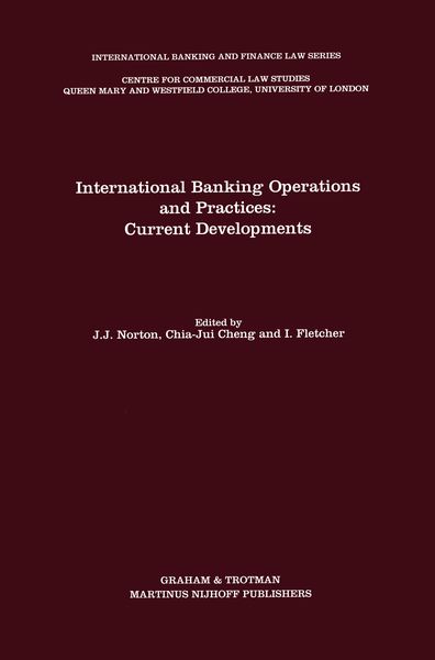 Produktbild: International Banking Operations and Practices: Current Developments