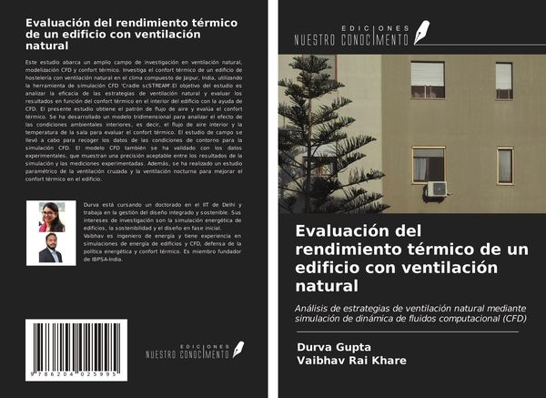 Produktbild: Evaluaci&oacute;n del rendimiento t&eacute;rmico de un edificio con ventilaci&oacute;n natural