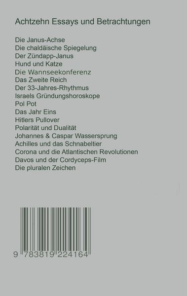Produktbild: Die Janus-Achse