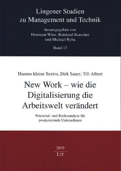 Produktbild: kleine Sextro, H: New Work - wie die Digitalisierung