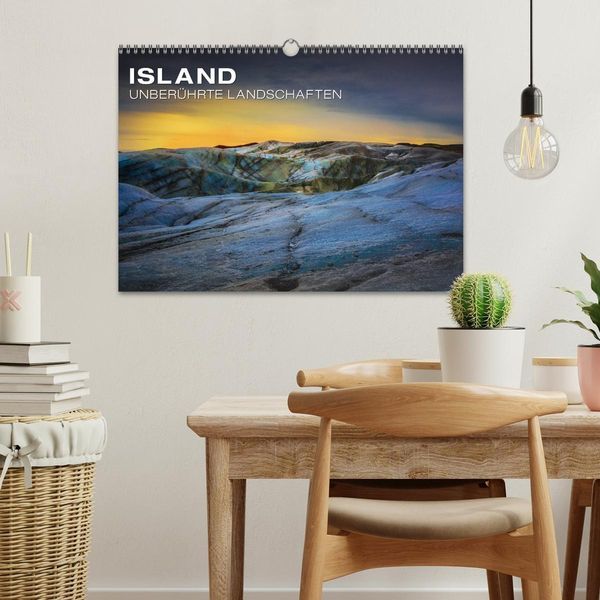 Produktbild: Island - Unber&uuml;hrte Landschaften (Wandkalender 2026 DIN A3 quer), CALVENDO Monatskalender