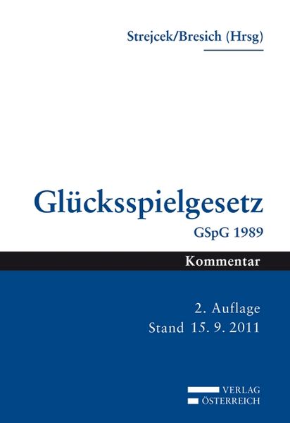 Produktbild: Gl&uuml;cksspielgesetz
