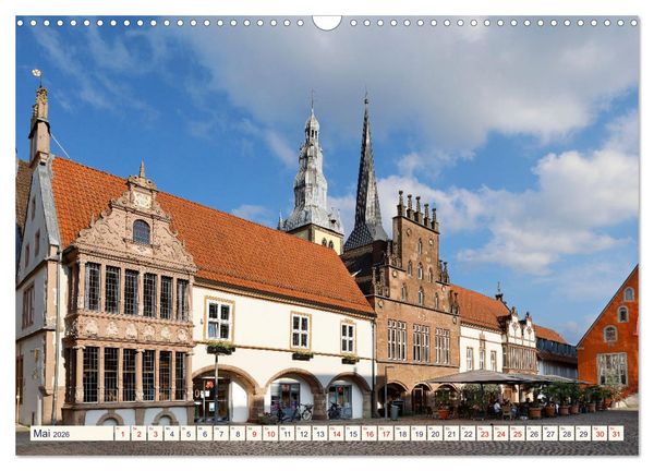 Produktbild: LEMGO - Weserrenaissance und Fachwerkromantik (Wandkalender 2026 DIN A3 quer), CALVENDO Monatskalender