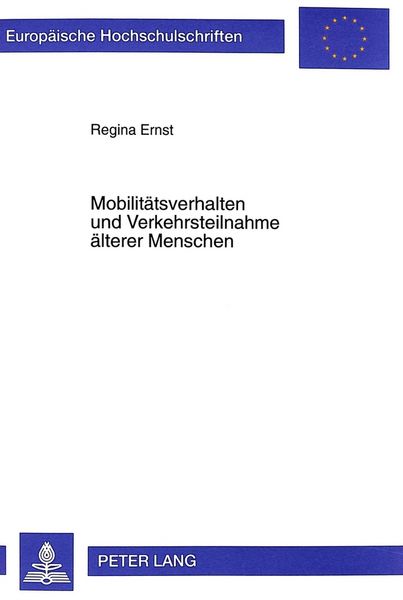 Produktbild: Mobilit&auml;tsverhalten und Verkehrsteilnahme &auml;lterer Menschen