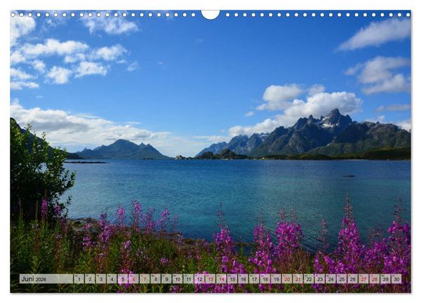 Produktbild: Lofoten - Die spektakul&auml;re Inselgruppe in Norwegen (Wandkalender 2026 DIN A3 quer), CALVENDO Monatskalender