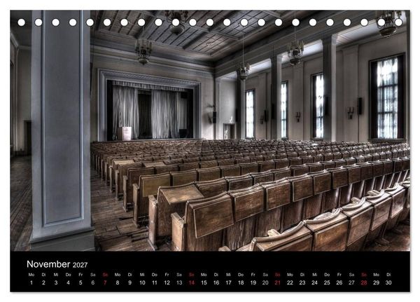 Produktbild: Verlassene Orte - Berlin - Brandenburg (Tischkalender 2027 DIN A5 quer), CALVENDO Monatskalender