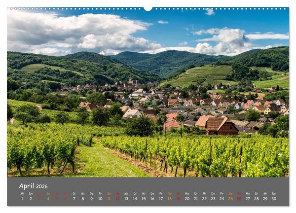 Produktbild: Eindr&uuml;cke aus dem Elsass (Wandkalender 2026 DIN A2 quer), CALVENDO Monatskalender